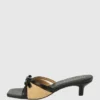Porter-sandal med klack