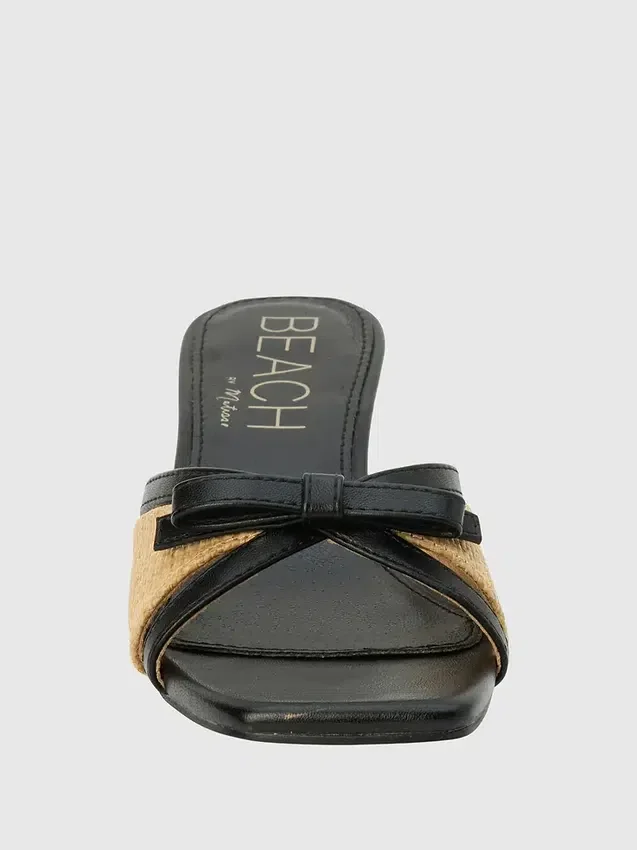 Porter-sandal med klack