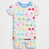 Pyjamas-set för Baby & Småbarn i ekologisk borstad bomull med solglasögonmotiv