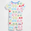 Pyjamas-set för Baby & Småbarn i ekologisk borstad bomull med solglasögonmotiv
