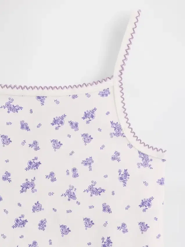 Pyjamas-set för barn i ekologisk borstad bomull med linne och shorts