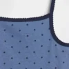 Pyjamas-set för barn i ekologisk borstad bomull med linne och shorts