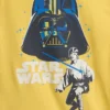 Pyjamas-set för barn i ekologisk borstad bomull med Star Wars-motiv