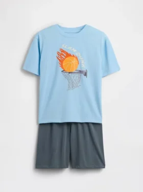 Pyjamas-set för barn i återvunnet material
