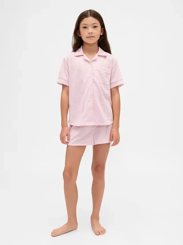 Pyjamas-set för barn i återvunnet material