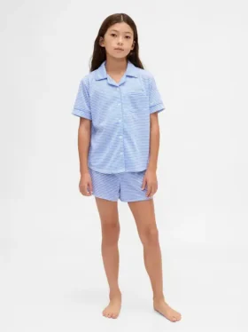 Pyjamas-set för barn i återvunnet material