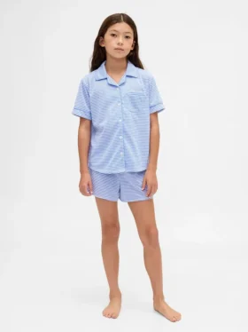 Pyjamas-set för barn i återvunnet material