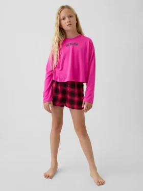 Pyjamas-set för barn i återvunnet material
