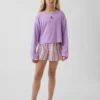Pyjamas-set för barn i återvunnet material