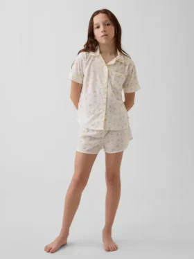 Pyjamas-set för barn i återvunnet material