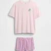 Pyjamas-set för barn i återvunnet material
