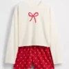 Pyjamas-set för barn i återvunnet material