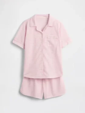 Pyjamas-set för barn i återvunnet material