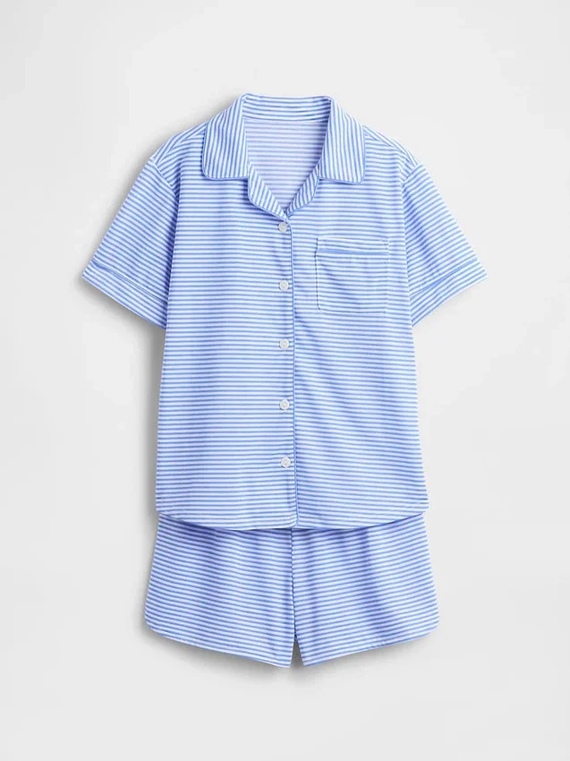 Pyjamas-set för barn i återvunnet material