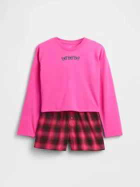 Pyjamas-set för barn i återvunnet material