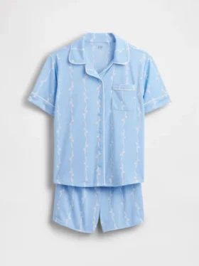 Pyjamas-set för barn i återvunnet material