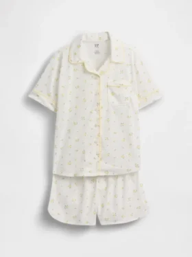 Pyjamas-set för barn i återvunnet material