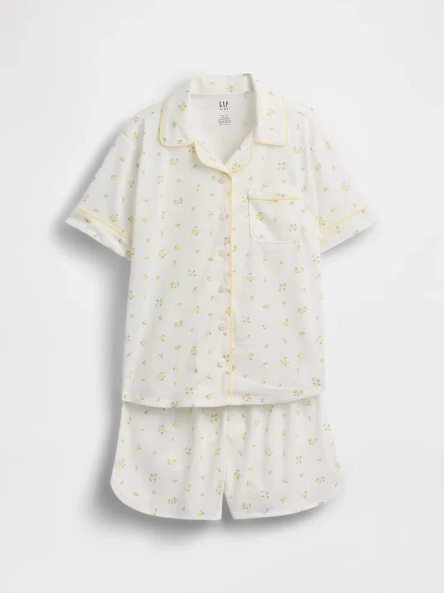 Pyjamas-set för barn i återvunnet material