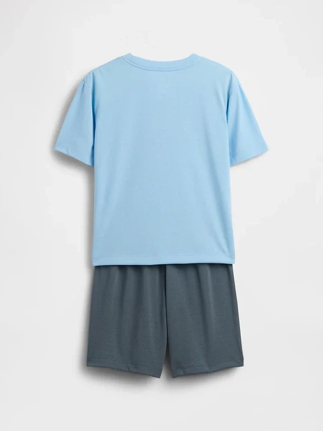 Pyjamas-set för barn i återvunnet material
