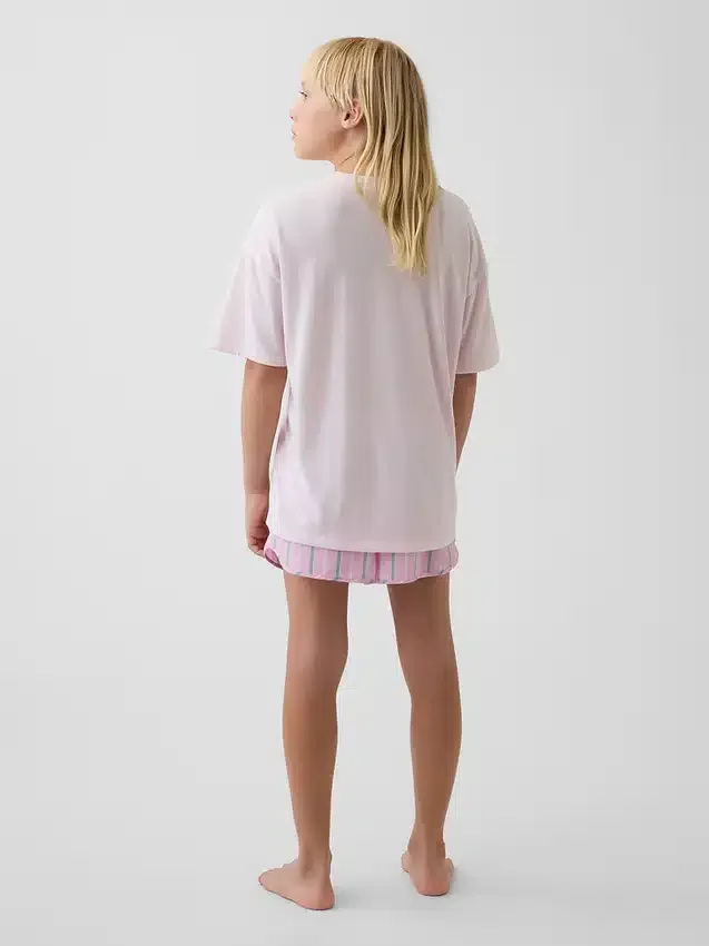 Pyjamas-set för barn i återvunnet material