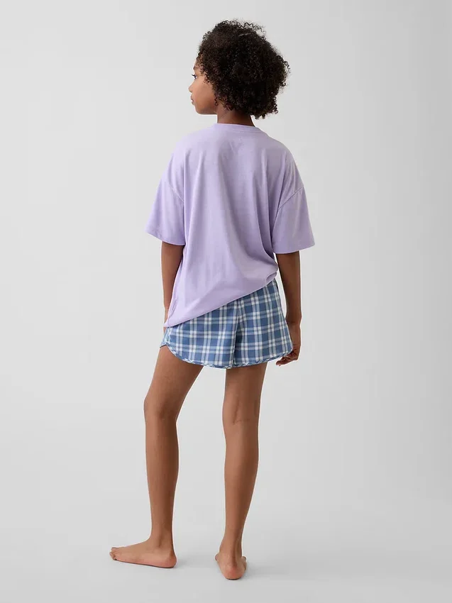 Pyjamas-set för barn i återvunnet material