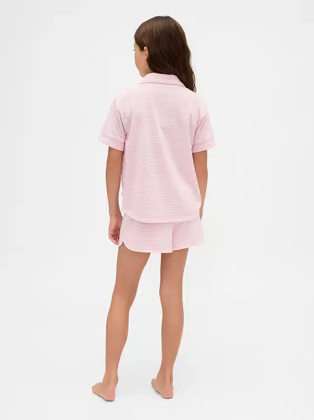 Pyjamas-set för barn i återvunnet material