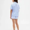 Pyjamas-set för barn i återvunnet material