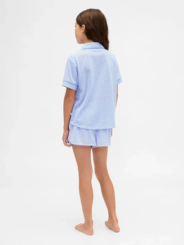 Pyjamas-set för barn i återvunnet material