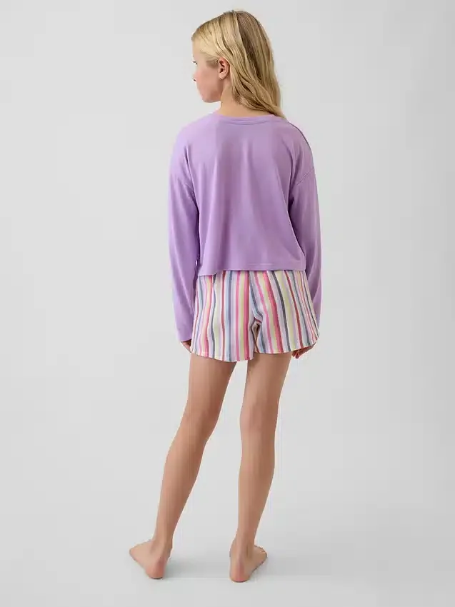Pyjamas-set för barn i återvunnet material