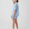 Pyjamas-set för barn i återvunnet material