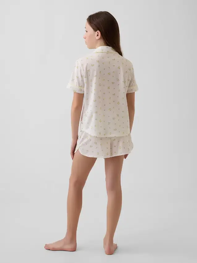 Pyjamas-set för barn i återvunnet material