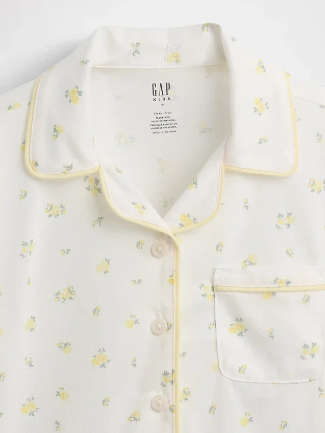 Pyjamas-set för barn i återvunnet material