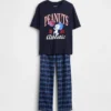 Pyjamas-set för barn med Snoopy i återvunnet material