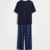 Pyjamas-set för barn med Snoopy i återvunnet material