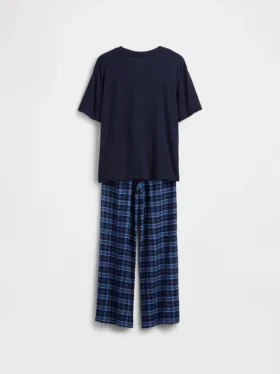Pyjamas-set för barn med Snoopy i återvunnet material