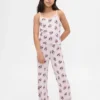 Pyjamas-set för barn med Snoopy-motiv i återvunnen jersey