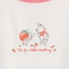 Pyjamas-set för barn med Winnie the Pooh i återvunnen ribbstickning i Shorts