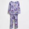 Pyjamas-set i ekologisk borstad bomull för Baby & Småbarn
