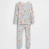 Pyjamas-set i ekologisk borstad bomull för Baby & Småbarn