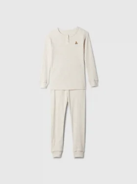 Pyjamas-set i ekologisk borstad bomull för Baby & Småbarn