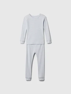 Pyjamas-set i ekologisk borstad bomull för Baby & Småbarn