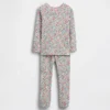 Pyjamas-set i ekologisk borstad bomull för Baby & Småbarn