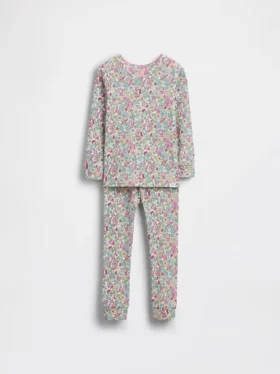 Pyjamas-set i ekologisk borstad bomull för Baby & Småbarn