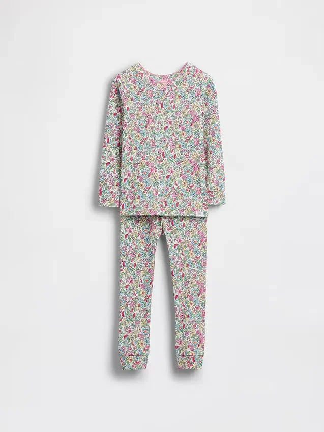 Pyjamas-set i ekologisk borstad bomull för Baby & Småbarn