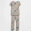 Pyjamas-set i ekologisk borstad bomull för Baby & Småbarn