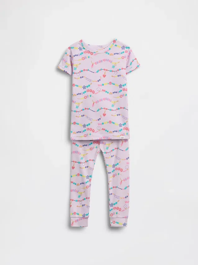 Pyjamas-set i ekologisk borstad bomull för Baby & Småbarn