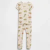 Pyjamas-set i ekologisk borstad bomull för Baby & Småbarn