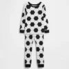 Pyjamas-set i ekologisk borstad bomull för Baby & Småbarn