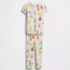 Pyjamas-set i ekologisk borstad bomull för Baby & Småbarn