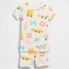 Pyjamas-set i ekologisk borstad bomull för Baby & Småbarn